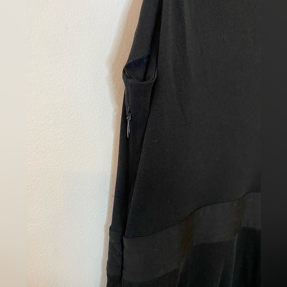 Tory Burch Cowl Front Button Shoulder Sleeveless Dress - Picture 4 of 9